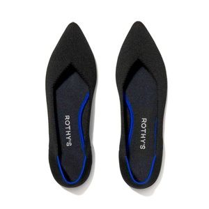 Rothy's Black and Blue Flats